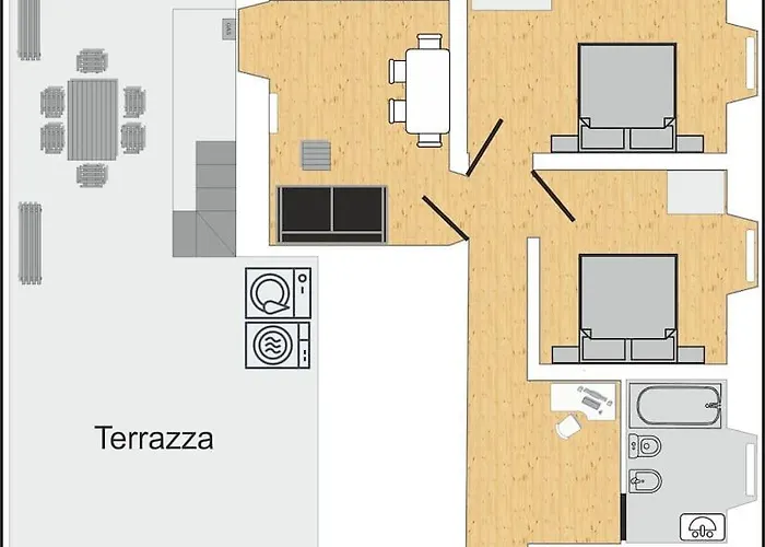 Appartement - Antique With Private Terrace Rome